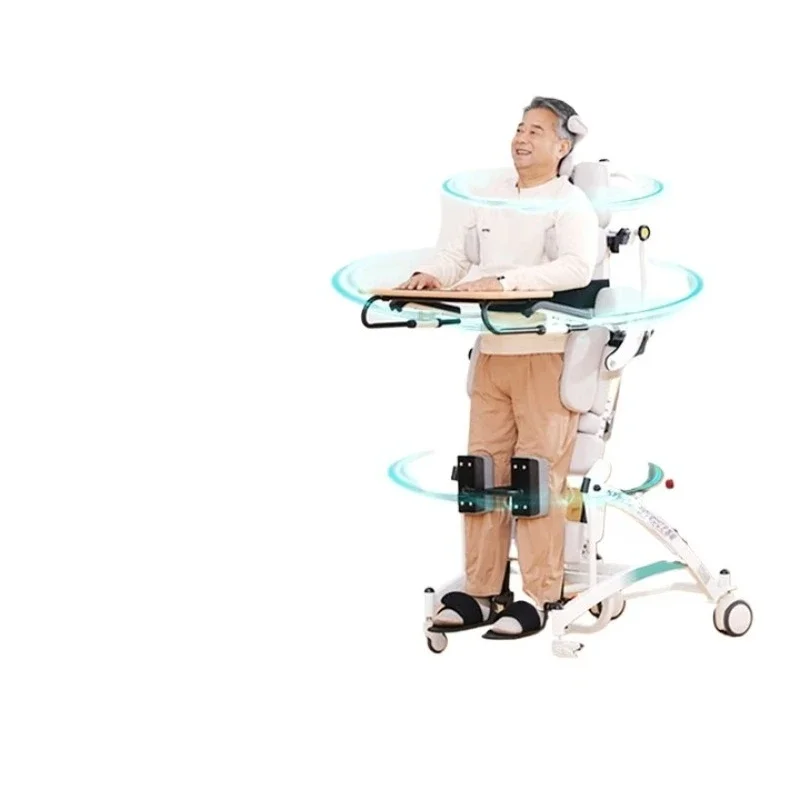 Household multi-functional electric standing chair paralysis stroke lower limb rehabilitation training equipment