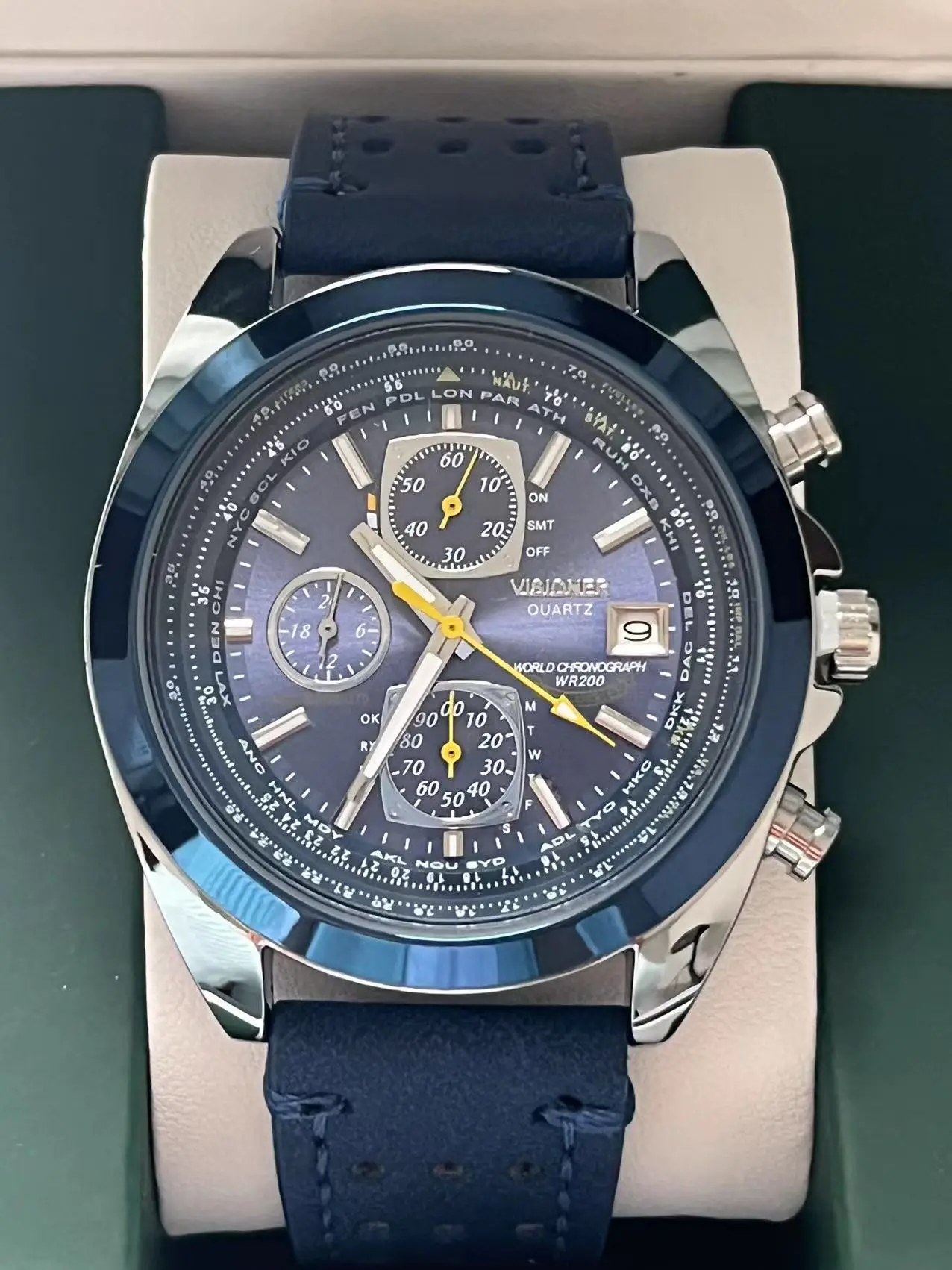 New Luxury Business High Quality Men's Watch Fashion Trend Night Light Multi Functional Timing Quartz Watch Couple's Wrist Watch