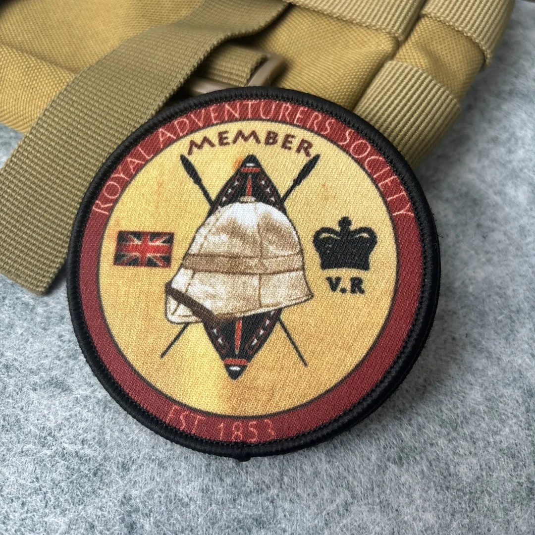 Royal Adventurers V.R Parche táctico militar con velcro - imagen 2