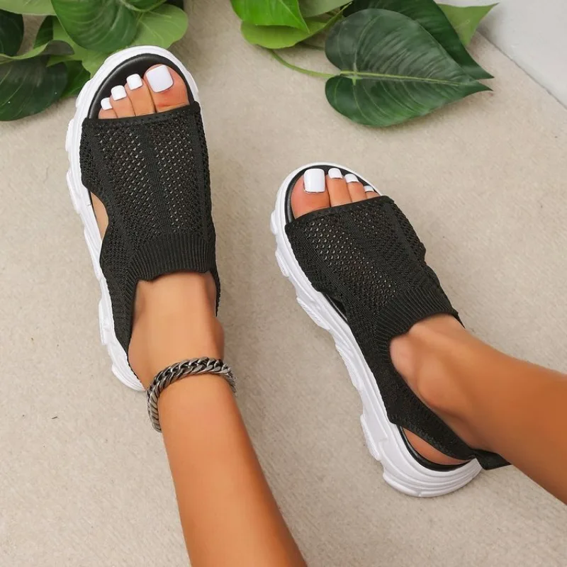 Fashion New Sports Sandals Women Casual Platform Shoes Thick-Soled Sandalias Open Toe Beach Shoes for Women Zapatos Mujer