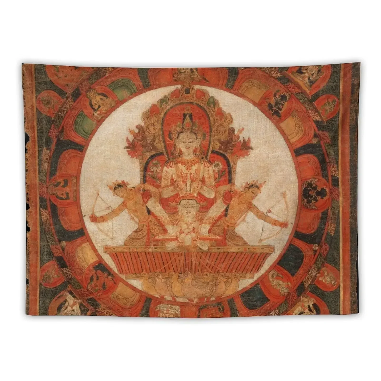 

Buddhist Mandala 67 Chandra Tapestry Luxury Living Room Decoration Decorative Wall Cute Decor Tapestry