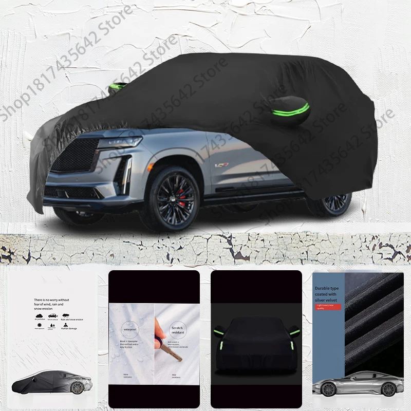 

For Cadillac Escalade Exterior Car Cover Outdoor Protection Full Car Covers Waterproof Sunshade Anti UV Snow Cover Car cover