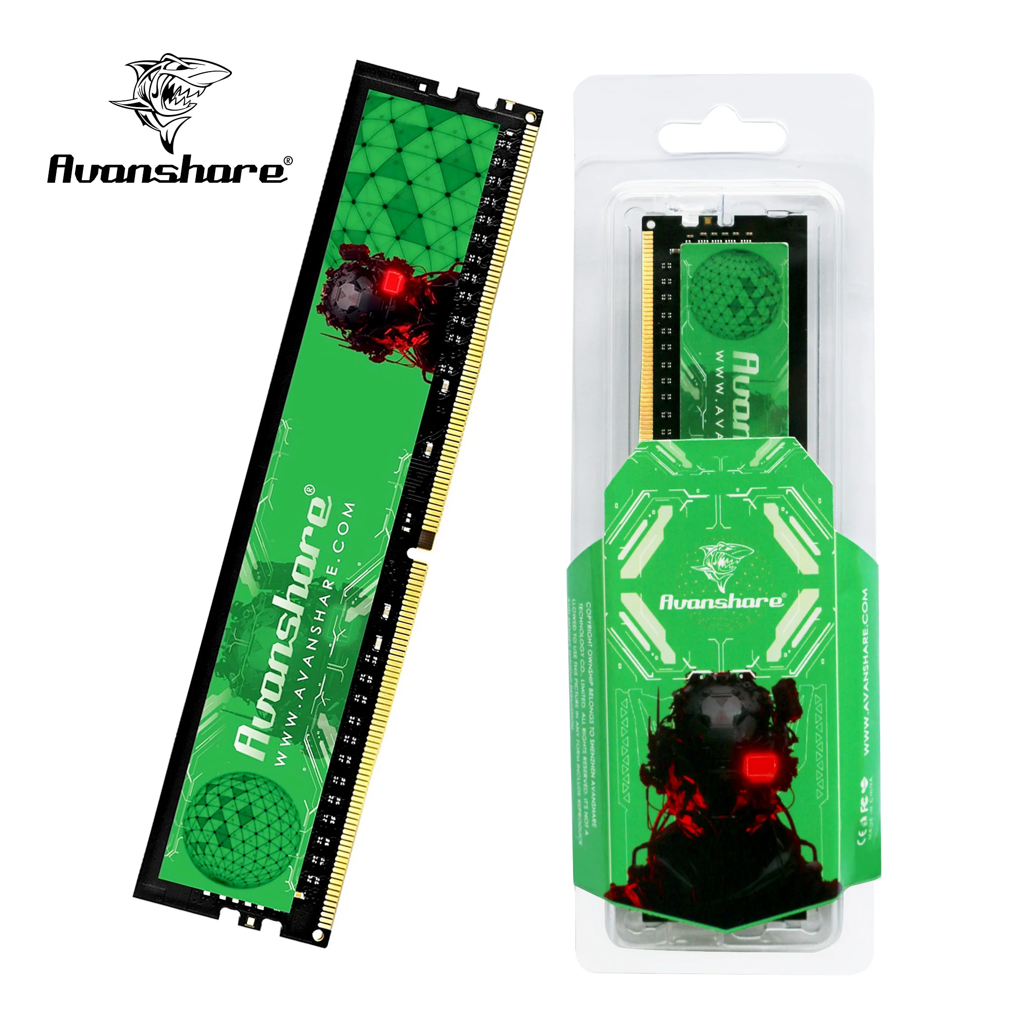 memoria ram avanshare ddr4 4gb 8gb 16gb 32gb 1333 1600 2133 2400 2666 3200 mhz ddr3 ddr4 memoria de desktop sem ecc dimm sem buffer 01