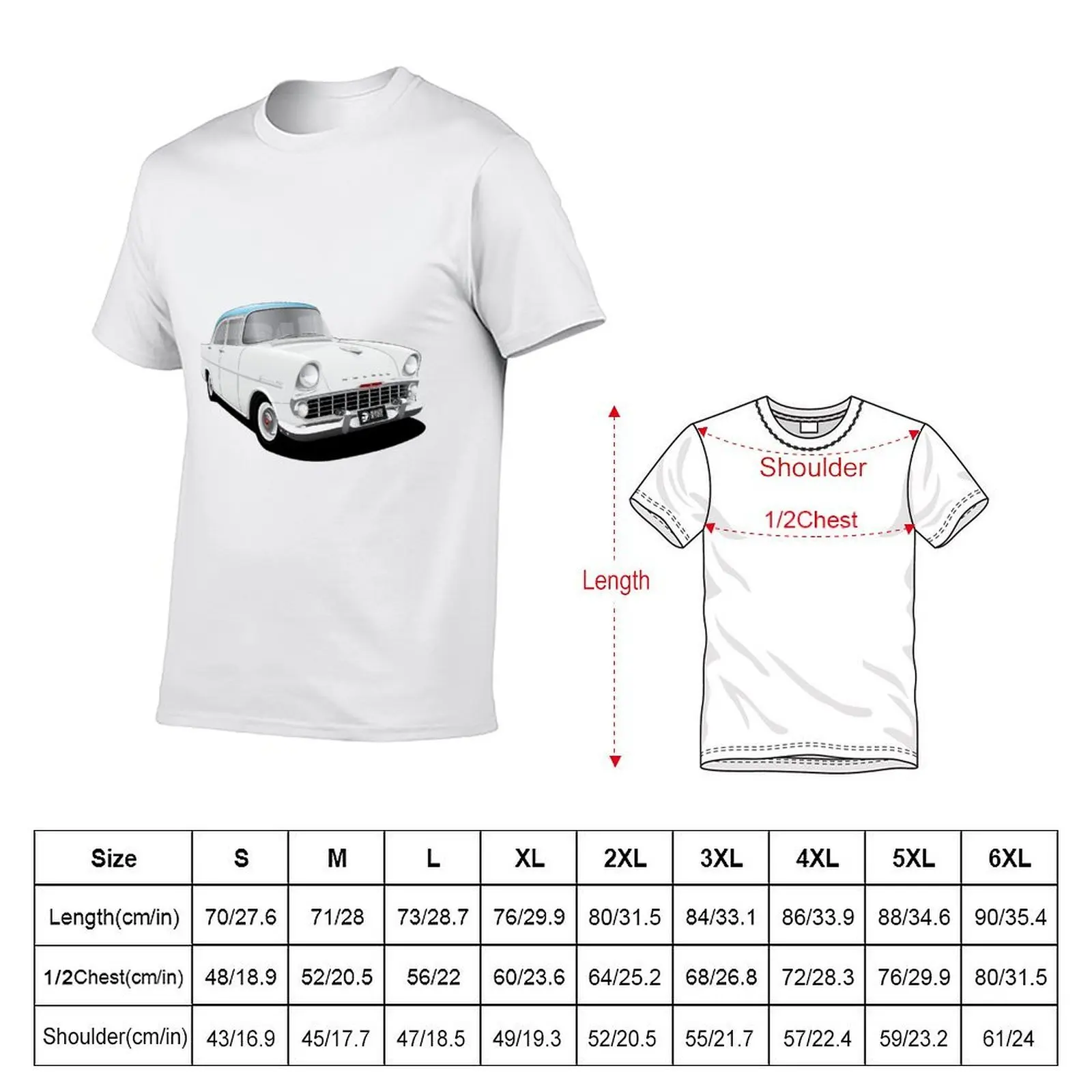 Holden EK Special Sedan - Snowcrest White T-Shirt t shirts for man slim fit t shirt personalised anime t shirts for man T-shirt
