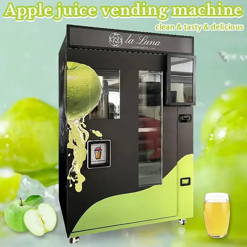 Fully Automatic Natural Fruit Juice Dispenser Fresh Squeezing Orange Juice Vending Machine FL Customized