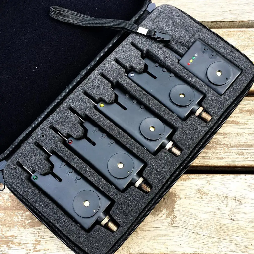 

Wireless Fishing Bite Alarm Fishing Rod LED Fishing Tackle with Storage Case