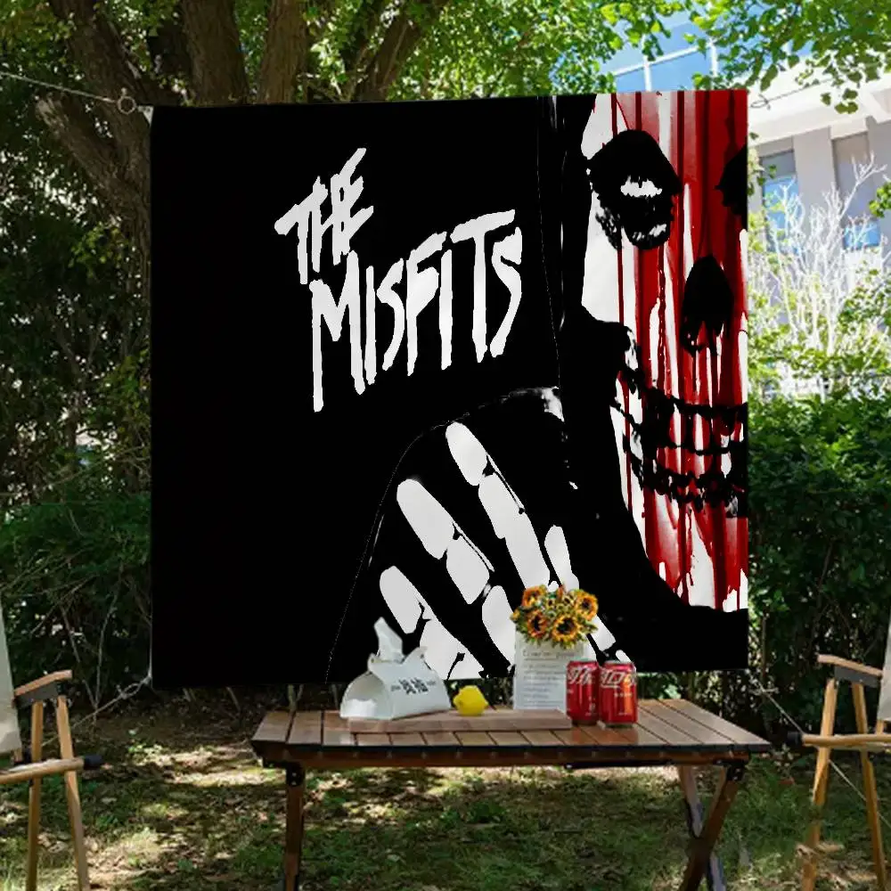 Punk Rock M-Misfits Music Advanced Printing Commercial Advertising Flag Company Party Banner