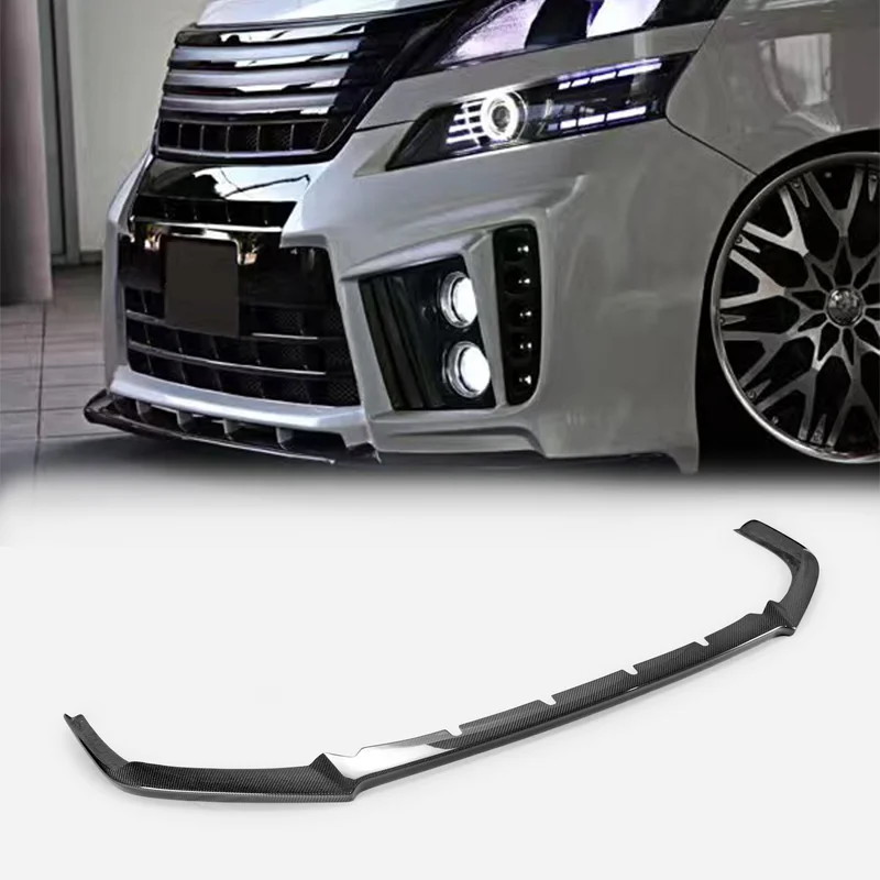 

For Vellfire 20 Series AH20 ADM Style Front Bumper Lip (For B-VELLFIRE-FB-ADM)，Front End Styling Trim