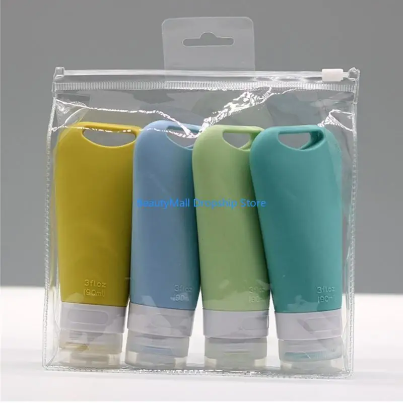 40JD シリコーントラベルボトル液体容器空の詰め替え包装ローションポイント