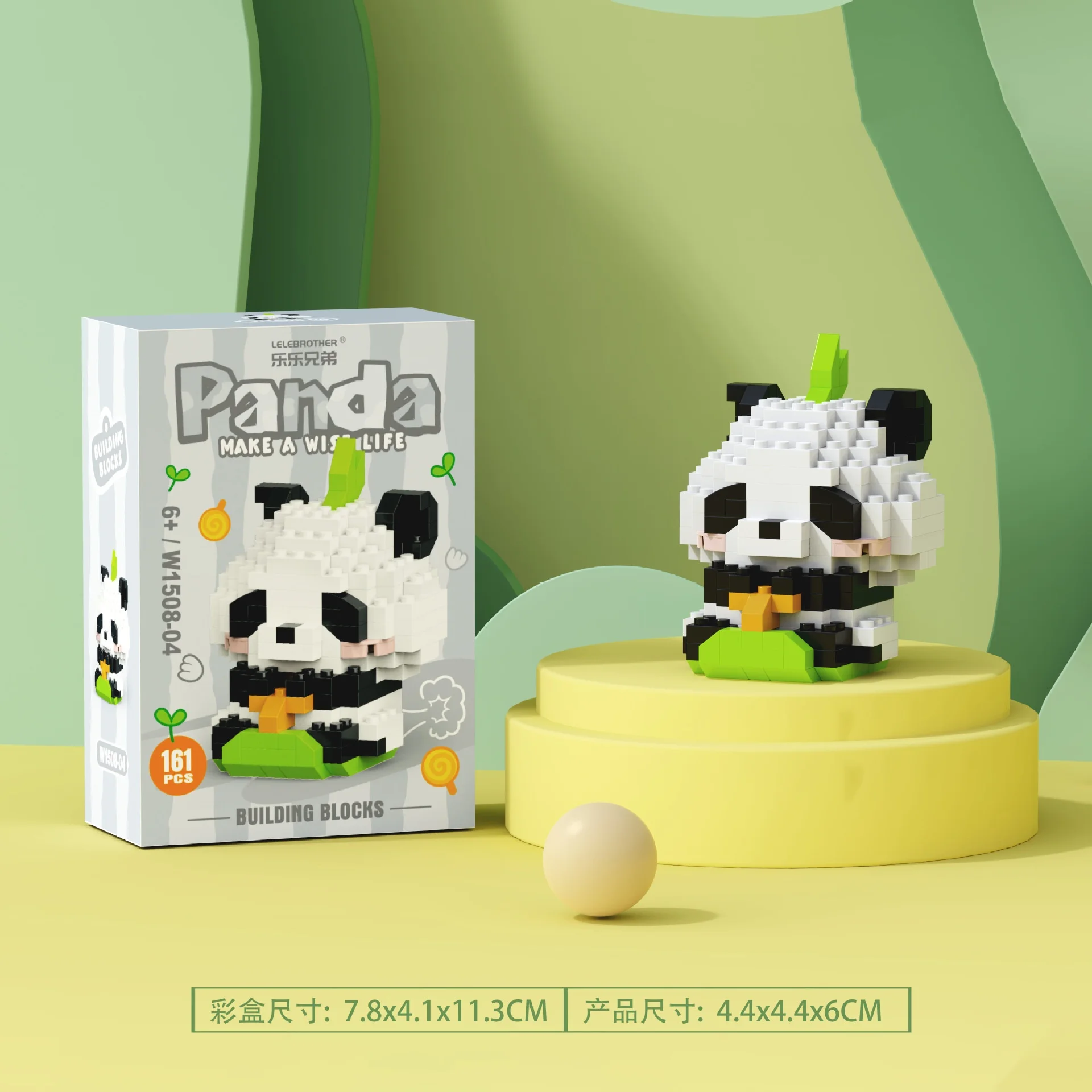 Panda micro bloco de construção conjunto construtor tijolos montagem chinesa brinquedo decoração para casa para crianças conjuntos presentes