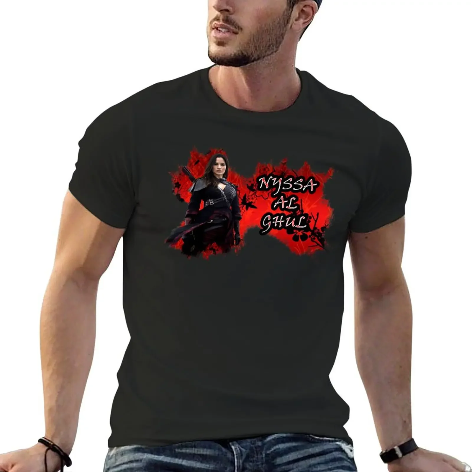 Nyssa al Ghul - Custom Design T-Shirt vintage anime shirt oversized summer top t shirts for men pack