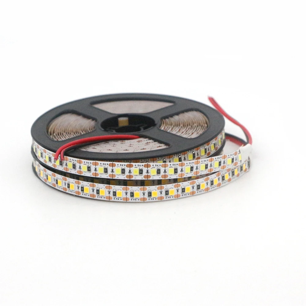 5m 3/4/5/6/8/10/15mm Width PCB 12V 2835 led strip light 120LED/M flexible ribbon tape White non Waterproof Diode Tape For Home