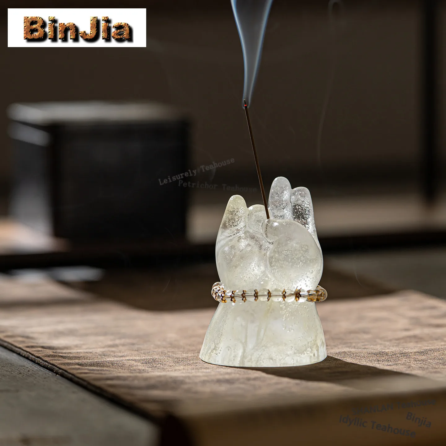 Buddha Hand Ancient Colored Glaze Tea Pet Antique Tea Spirit Tea Figurine Play Toys Tea Statue Ornaments Tea Ceremony Supplies