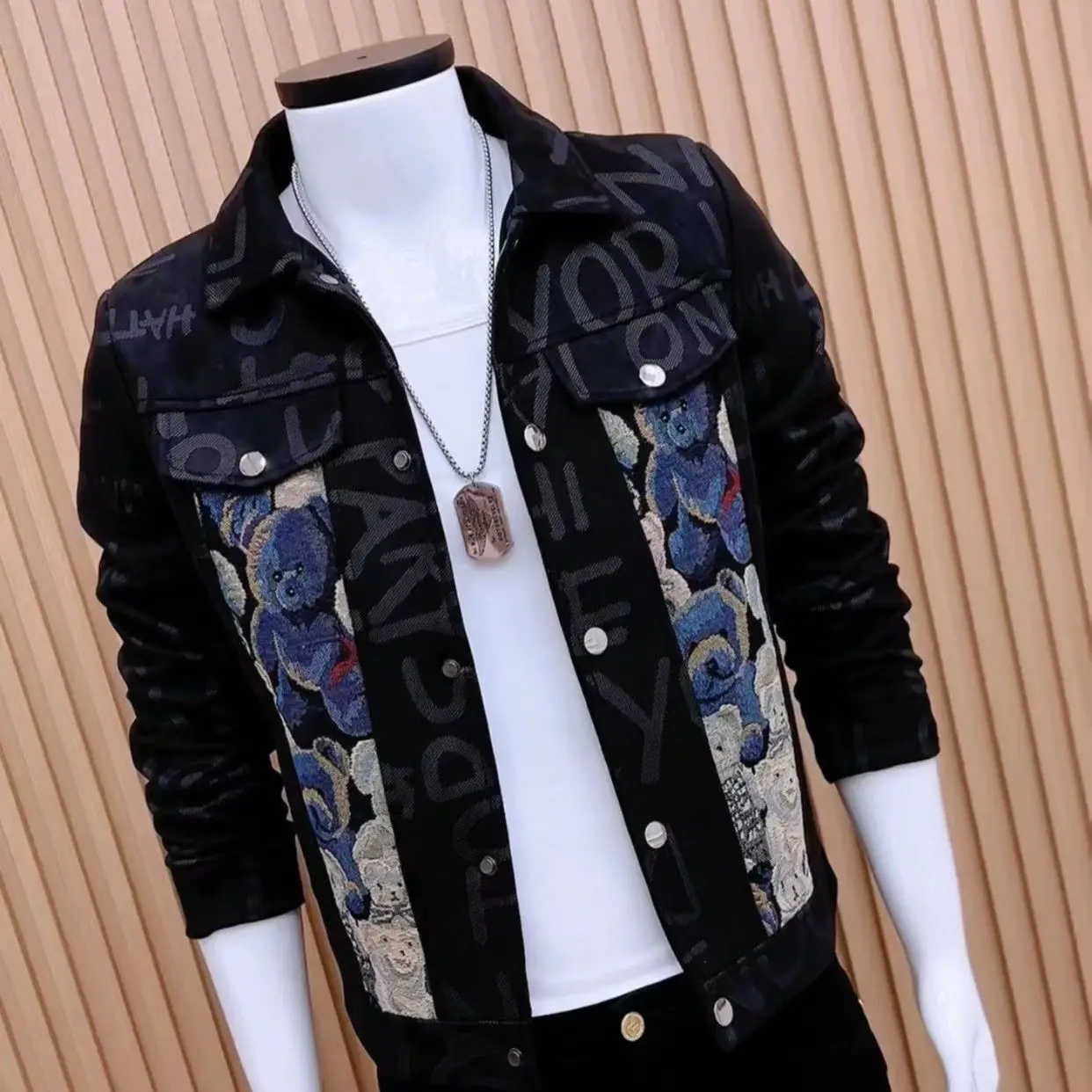 

Мужское пальто Slim Fit Jaet, весенне-осеннее повседневное пальто Sli Personali в Корейском стиле с воротником-стойкой и одной пуговицей, длинное пальто све