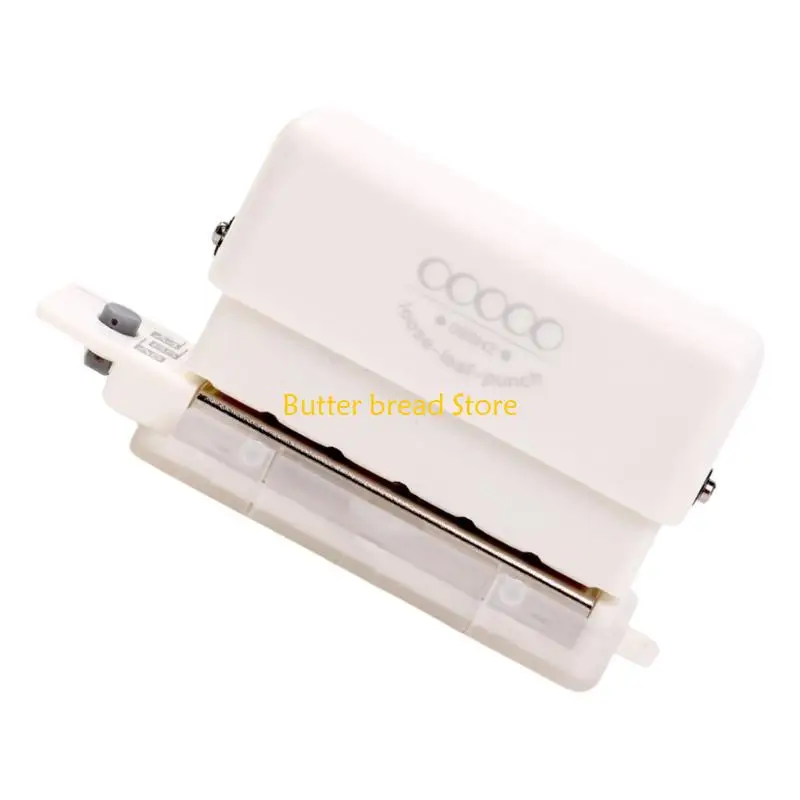 W89C tragbarer Papierpunch Plastikpapier Puncher Plastik 5 Loch Stanzmaschine