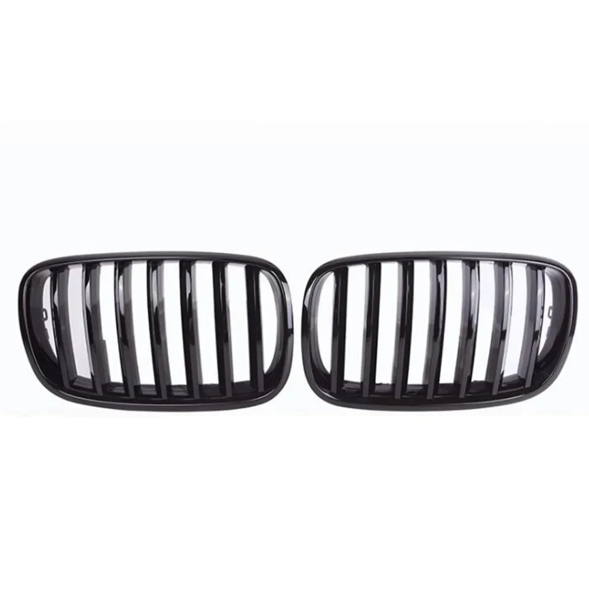 Glänzend schwarze Auto-Frontstoßstangenhaube, Nieren-Sportgrills, Gitter für BMW E70 E71 X5 X6 2007–2013 51137157687   Renngrill