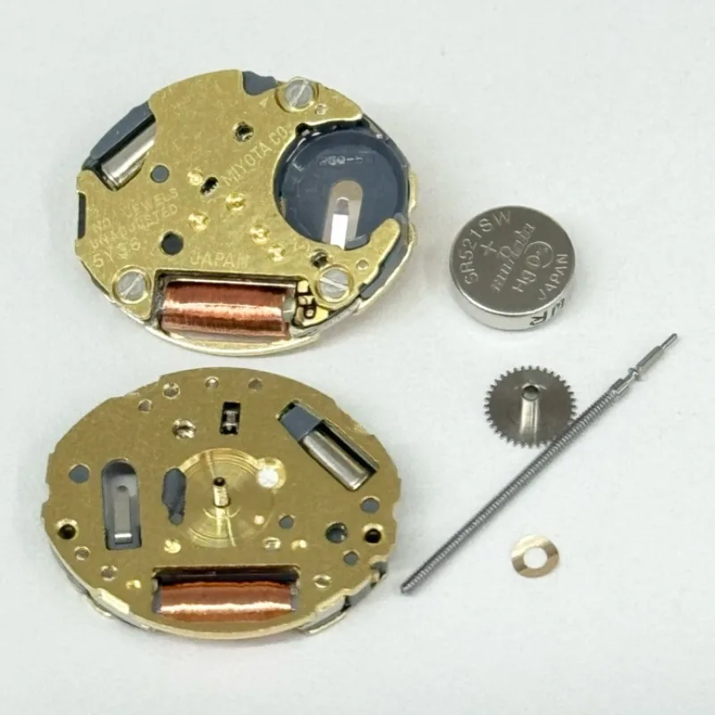 Parts forwatch accessories, brand new original movement 5Y36 three-pin executive, gold, quartz movement