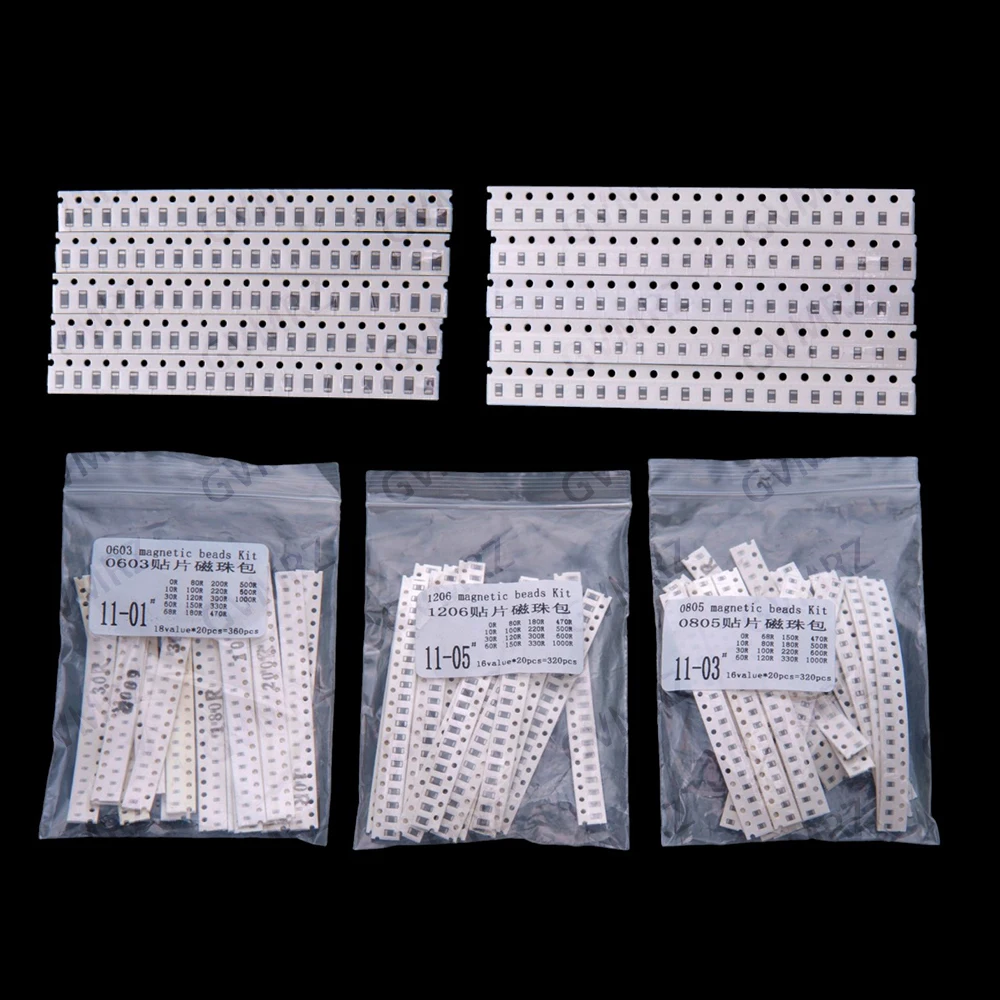 18Values 300r 100r 120r 330r 16Values 0603 0805 1206 SMD ferrite beads SMD 0r 150r 47r 10r 150r