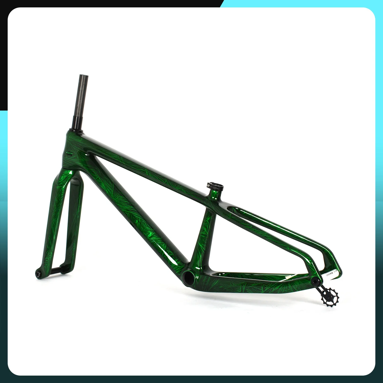 

Full Carbon Freestyle BMX Frame Cruiser Pro 24er BMX Frame and Fork 24'' Max 49T Crankset