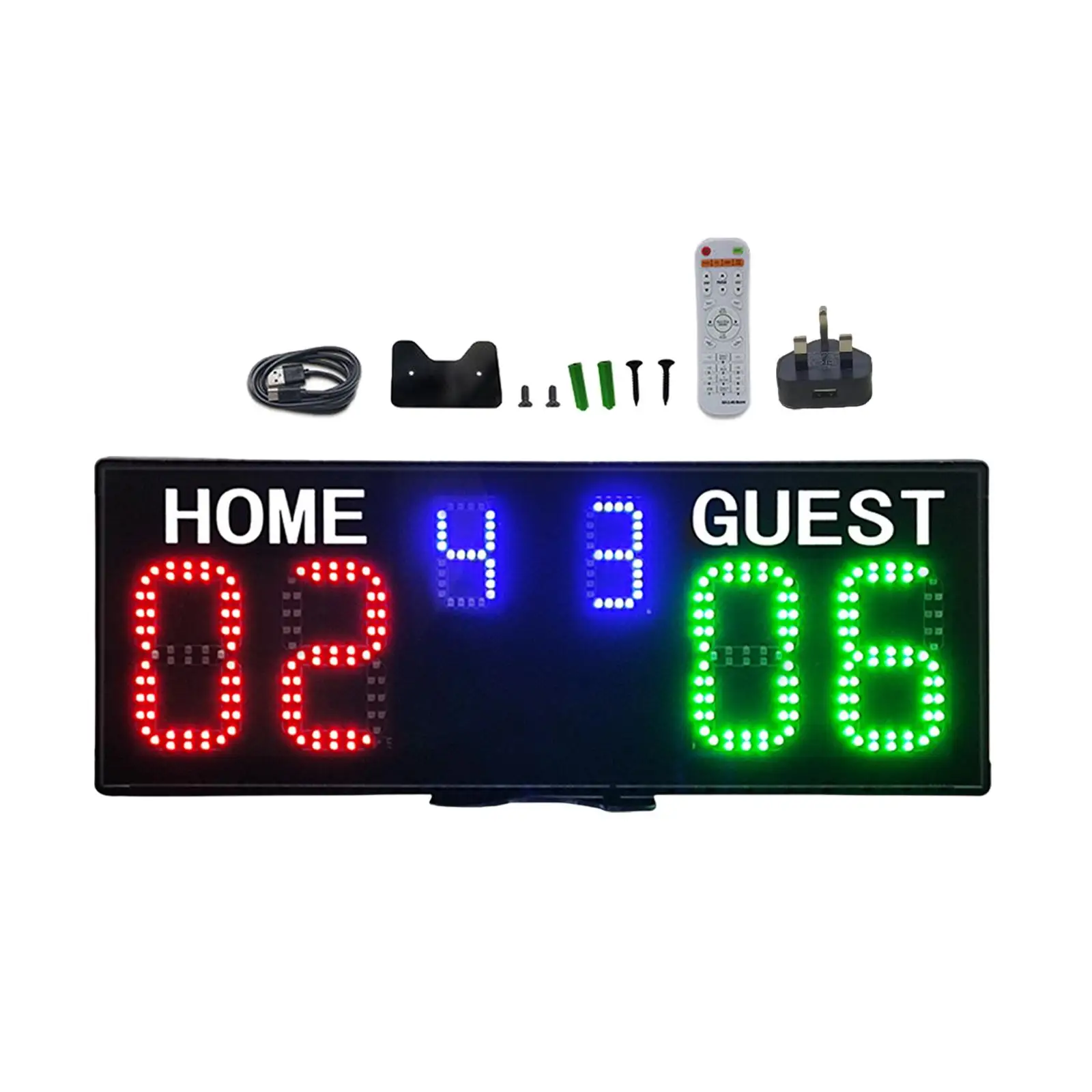 

Electronic Basketball Scoreboard Portable Score Clock Digital Scoreboard