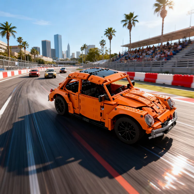 1568 pièces MOC VW Beetle B modèle blocs de Construction techniques jouet Construction bricolage idée créative éducation brique cadeau de noël enfants