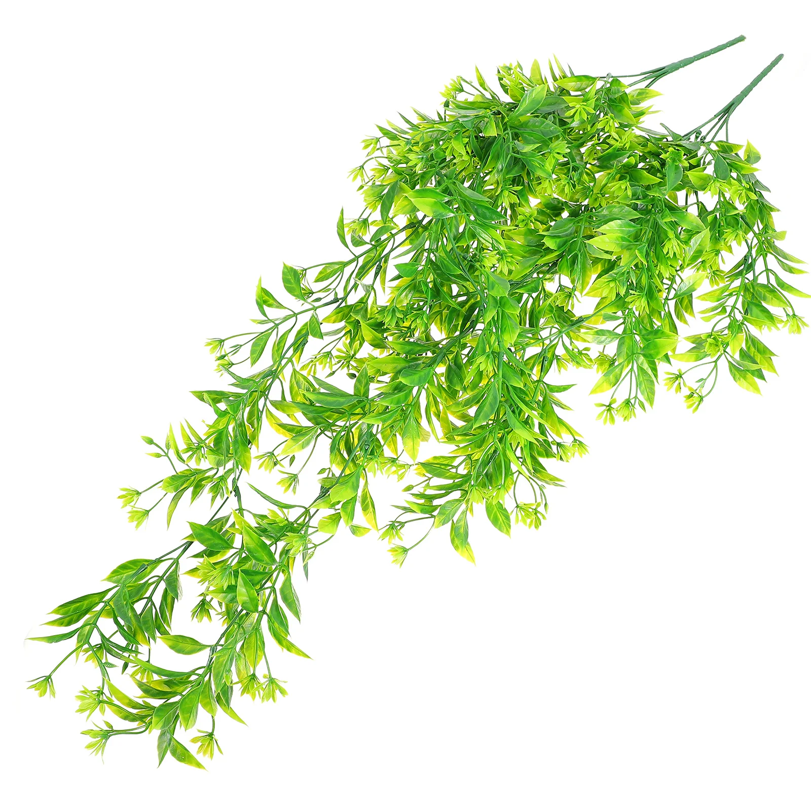 2 قطعة زهرة البرتقال الاصطناعية الكرمة الجدار الشنق النباتات الخضراء ديكور واقعية الروطان محاكاة زهرة البرتقال الكرمة