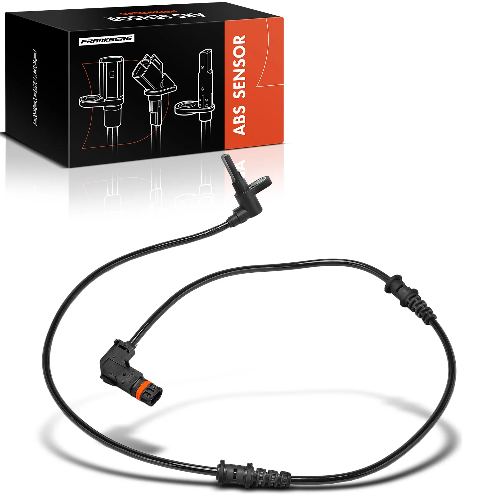 Frankberg 1x ABS Sensor Vooras Links Rechts voor Mercedes-Benz Viano W639 Vito Bus Vito/Mixto Box 2003-2014 6395400417
