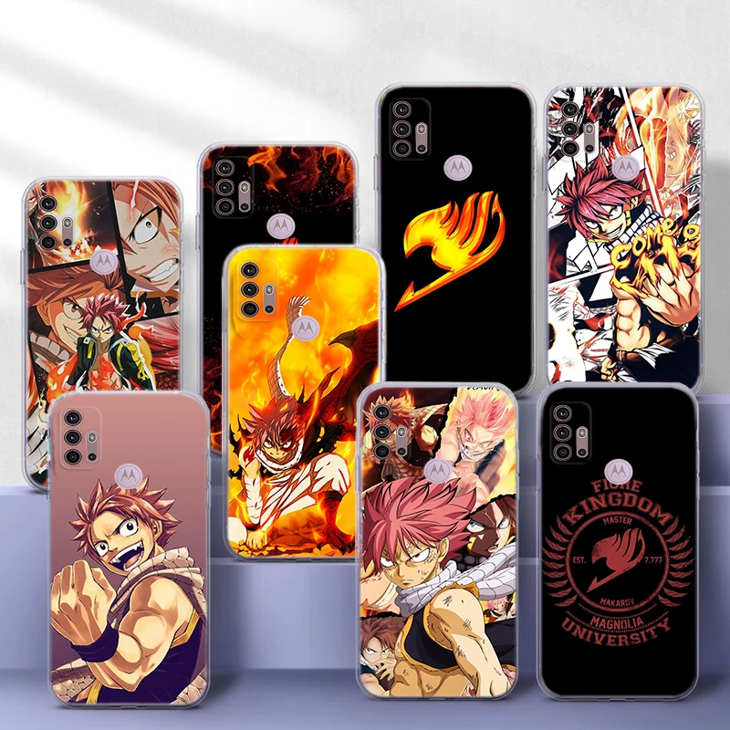 Fairy Tail Anime Soft Case for LG K71 K8 Plus K9 Lite Q510 K92 Q92 Stylo 6 7 V40 V50 V60  G9 X4 Q61 Q60