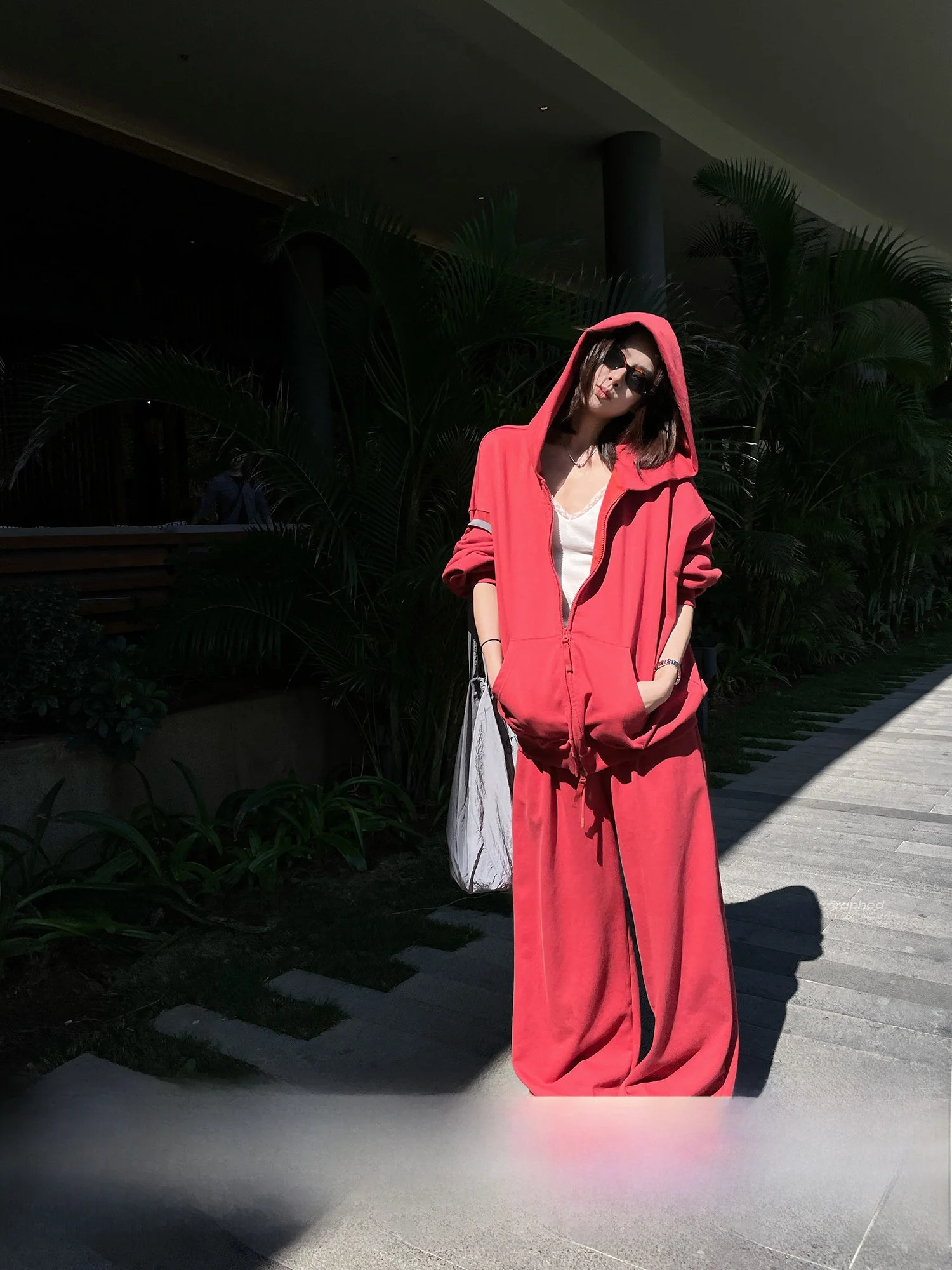 

Ретро-худи JCCC: универсальная базовая модель из хлопка и полиэстера на молнии, с длинными рукавами, для повседневного и уличного стиля