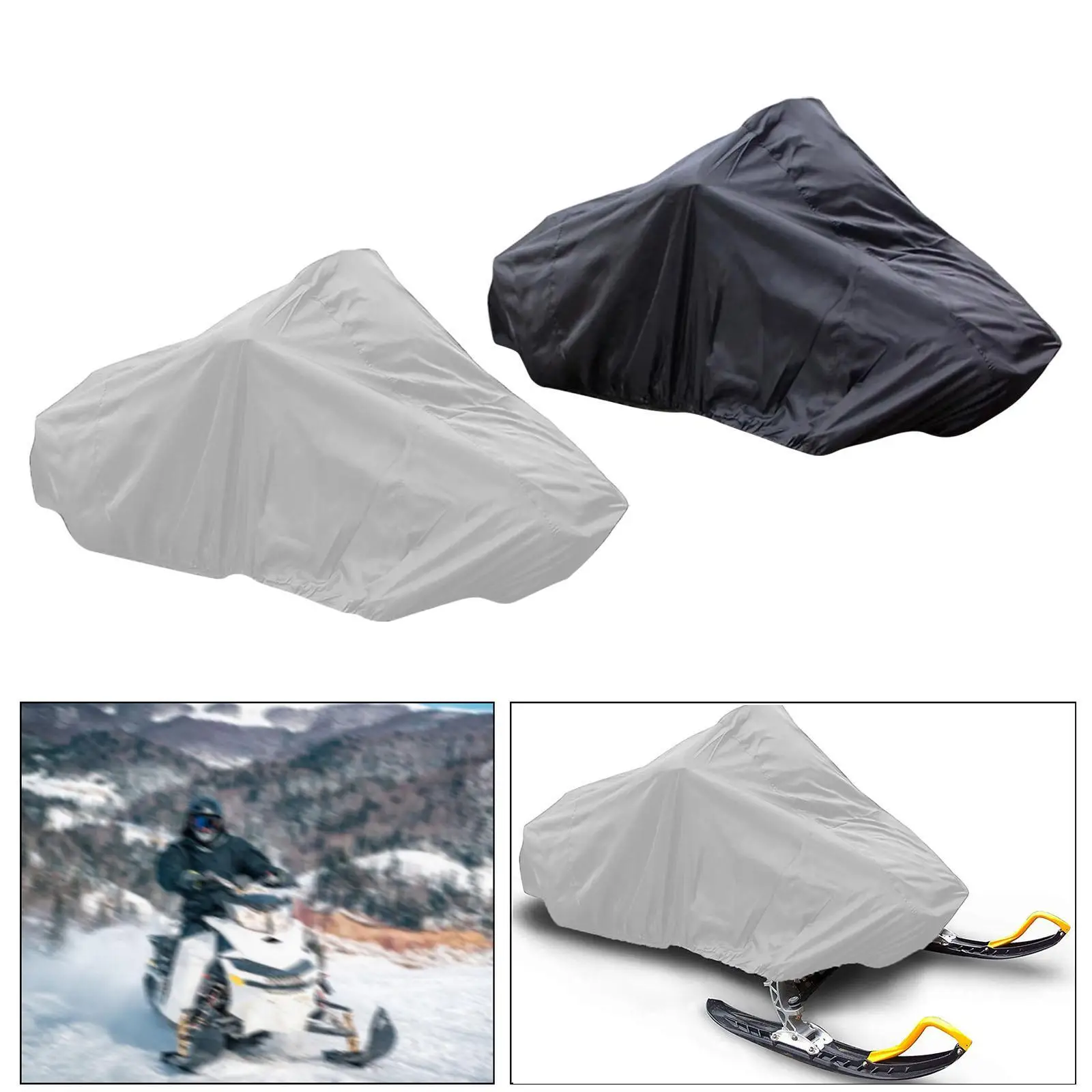 

Snowmobile Travel Cover Outdoor Winter Sleigh Rain Cover Protector, Toboggan Cover