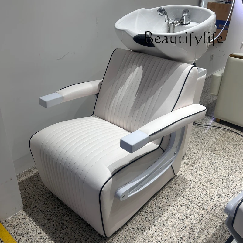 

Recliner Shampoo Chair for Hair Salon Hairdressing Beauty Salon Bed Flush Shampoo Japanese Punch Household