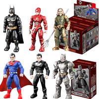 DC Fondjoy Justice League Bruce Wayne Batman Batman Superman The Flash Anime Figure Model Desktop Ornament Blind Box Toys Gifts