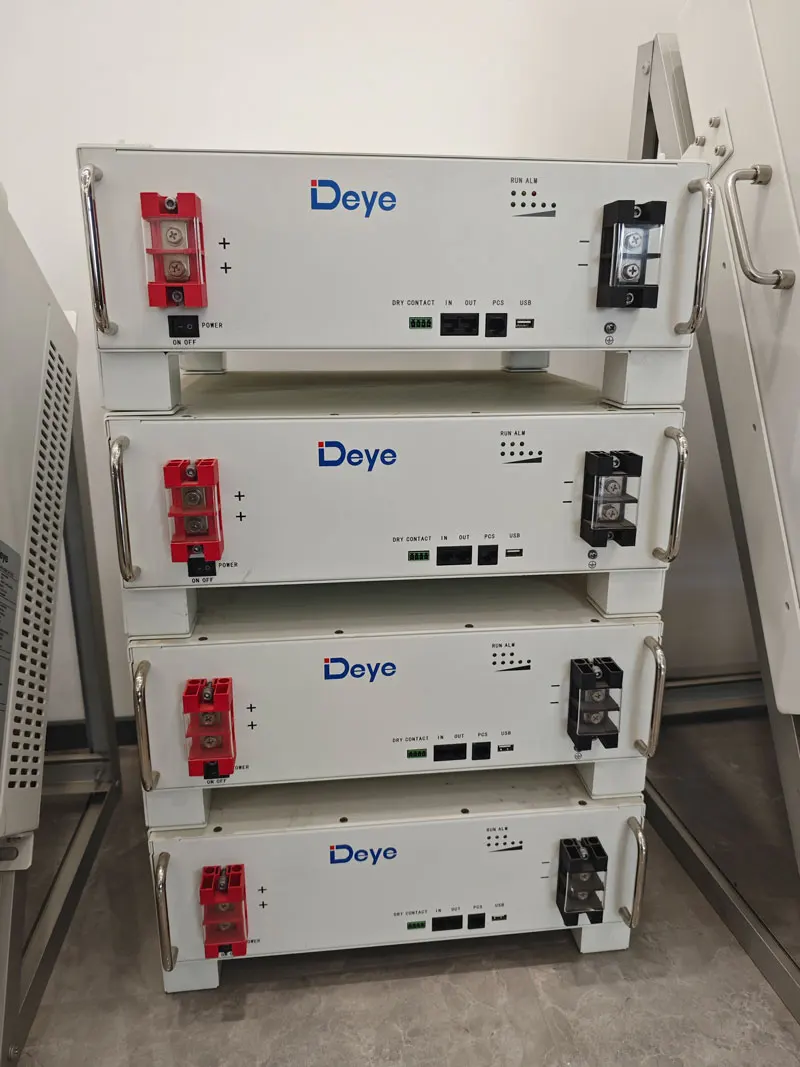 Deye Battery SE-G5.1 Pro-B 51.2V 100AH 5KWH LiFePO4 بطاريات ليثيوم 5kw 6000 دورات DOD للاستخدام المنزلي نظام الطاقة الشمسية