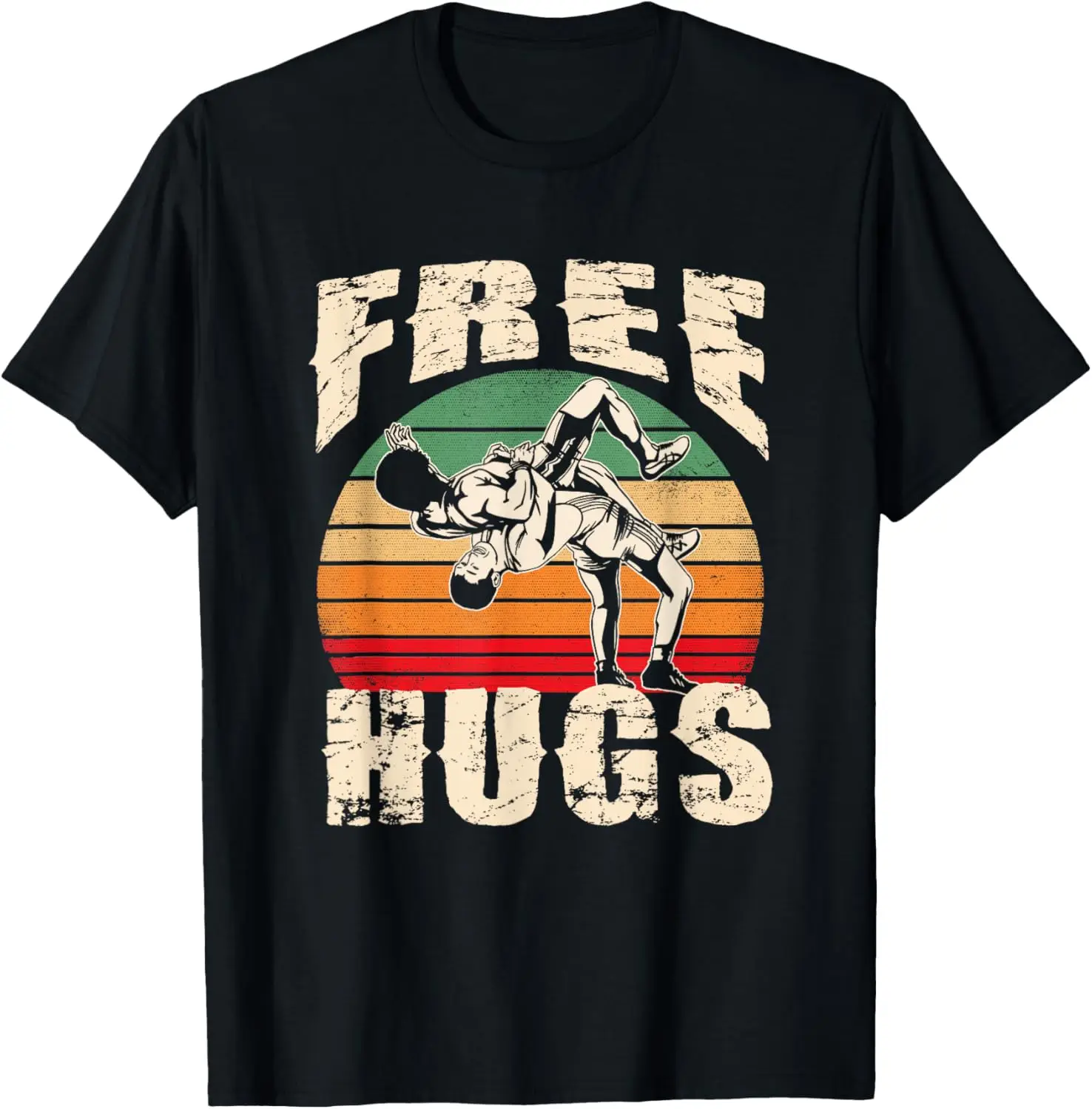 

Wrestling Shirts - Funny Free Hugs Wrestling T-Shirt