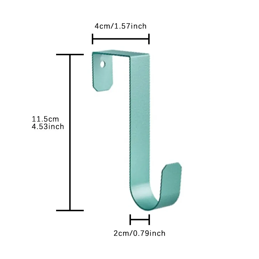 Nordic Simple Door Hook,For Use on Doors Or Cabinet Less than 4.2cm,maxium Load 3kg.Hanging Storageeveryday Items