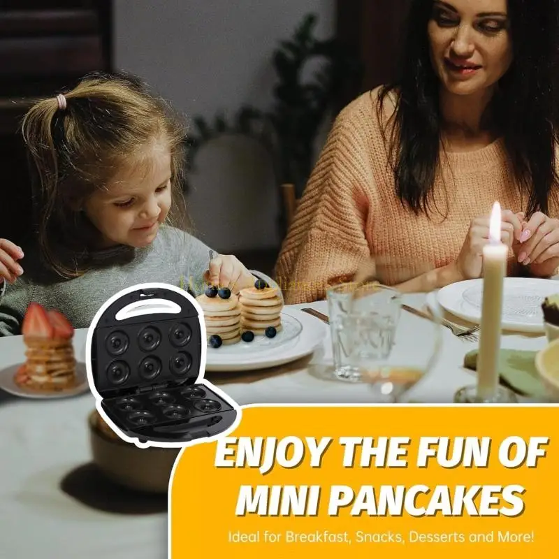 D0AB Donuts Electric Donuts con recubrimiento antiadherente Donuts limpieza fácil Making Machine adecuada para limpieza sin