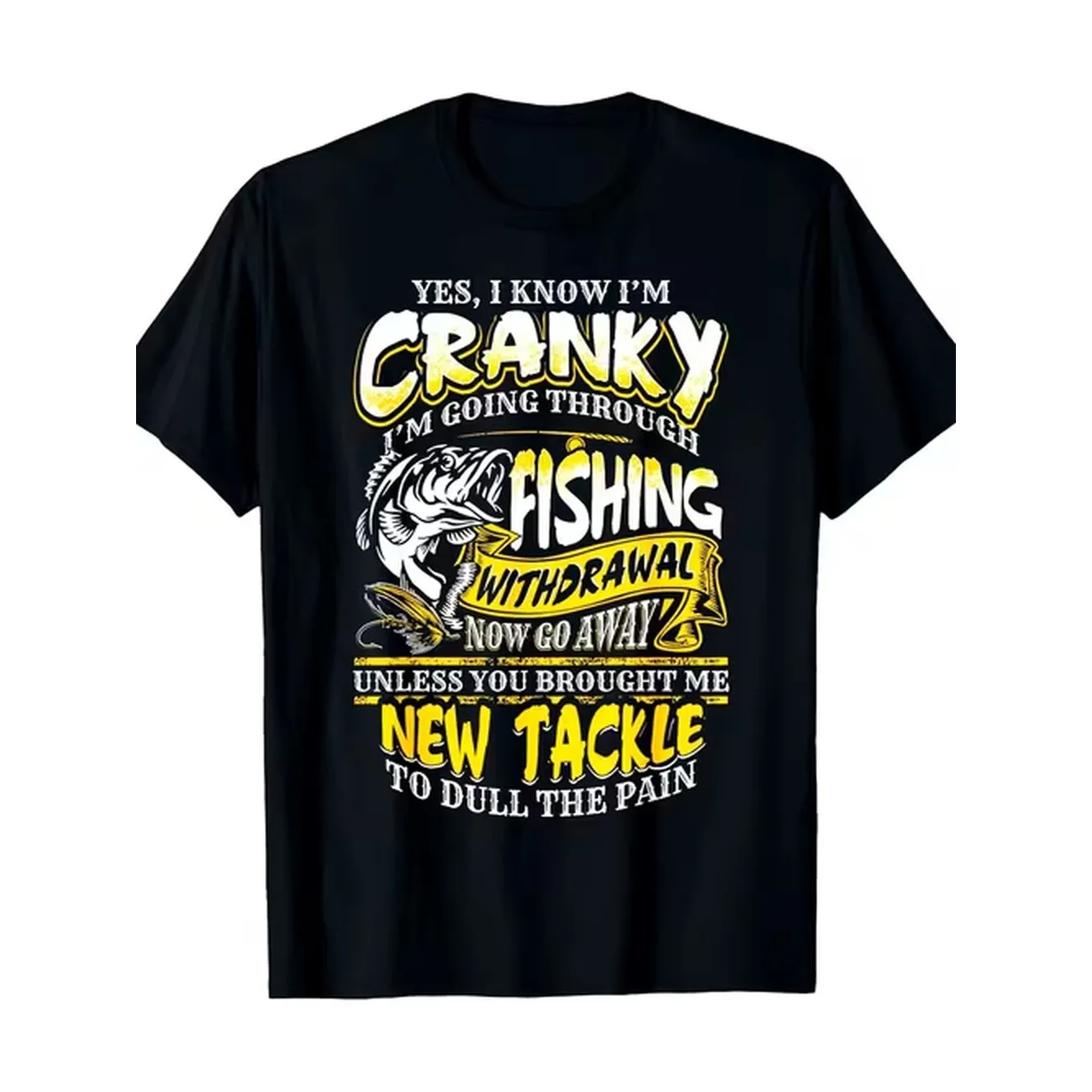 Mens Funny Fishing T Shirt With Fish Fishing Quote Short Sleeve Crew Neck Casual Shirt Comfortable Wear Ideal Gift For Humorous Im Not Im Fishings Seasonal Catch Slogan Fish Hook Design