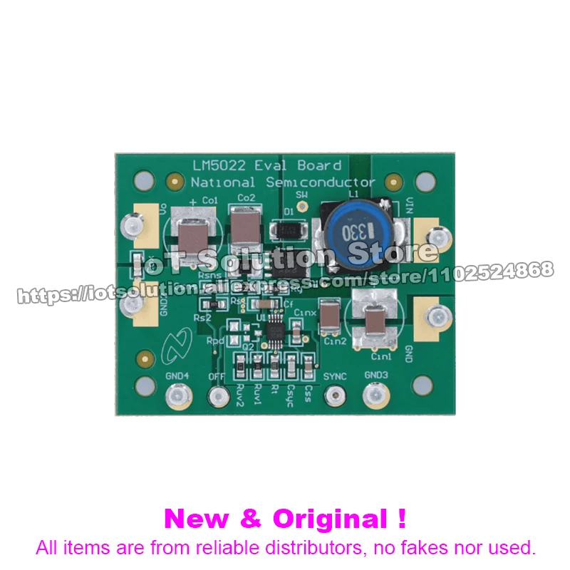 LM5022EVAL 60V Wide Vin Low Side Controller for Boost Evaluation Board