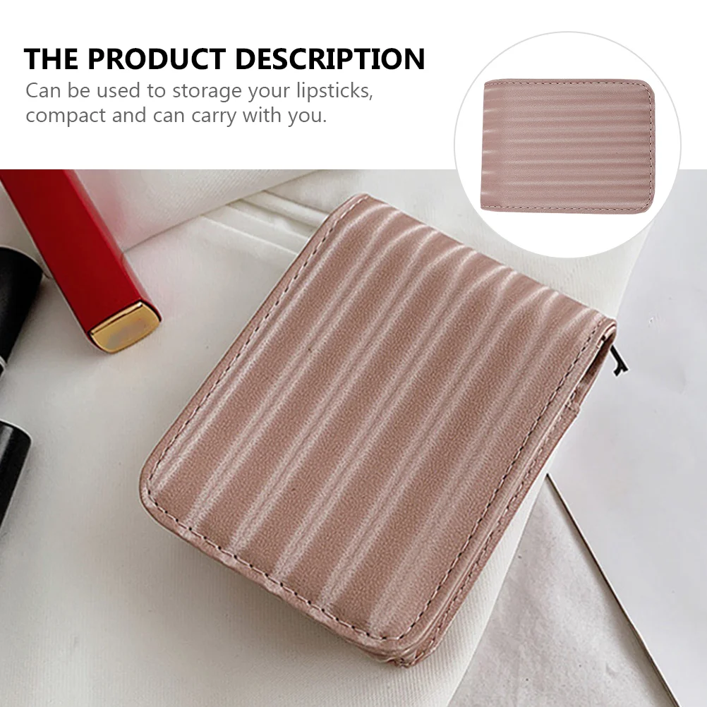 1PC Women Mini Lipstick Pouch Carry Small Lipstick Bag with Mirror Lipstick Bag storage lipstick bag women lipstick bag