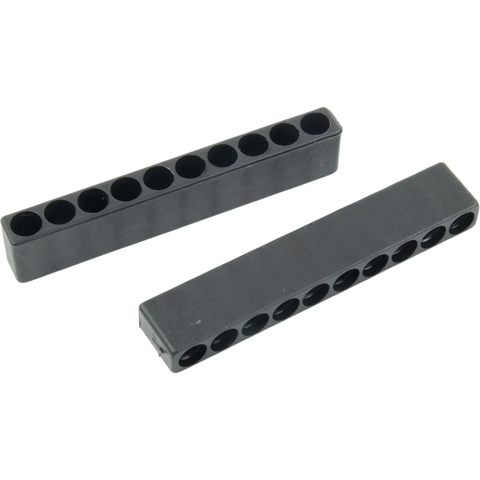 5 Pcs Screwdriver Bit Holder 10 Hole 1/4 Hex Shank Screwdriver Plastic Screwdriver Storage Rack  Hand Tools Parts