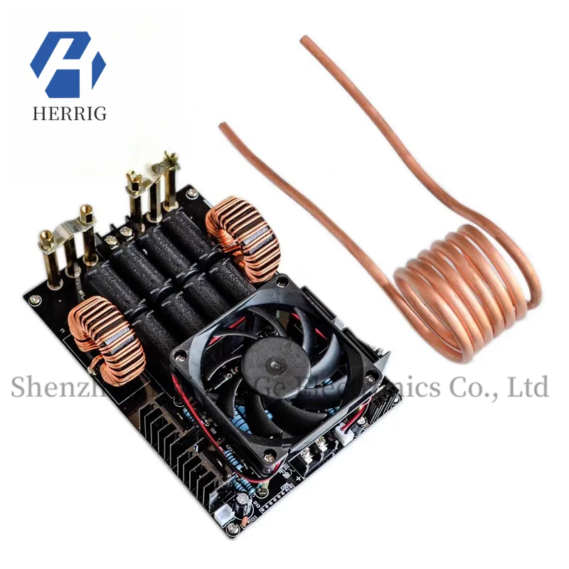 

ZVS High Frequency Induction Heating Machine 1KW Finished Product No Tap Ready to use