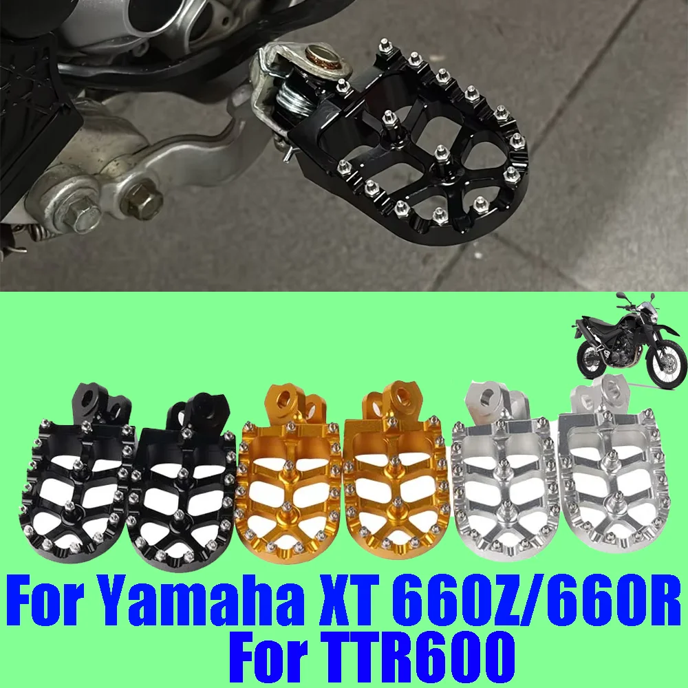 Motorcycle Accessories Footrest Footpeg Foot Pegs Pedal For Yamaha Tenere XT 660 Z R XTR XTZ XT 660Z XT660Z XTZ660 XT660R TTR600