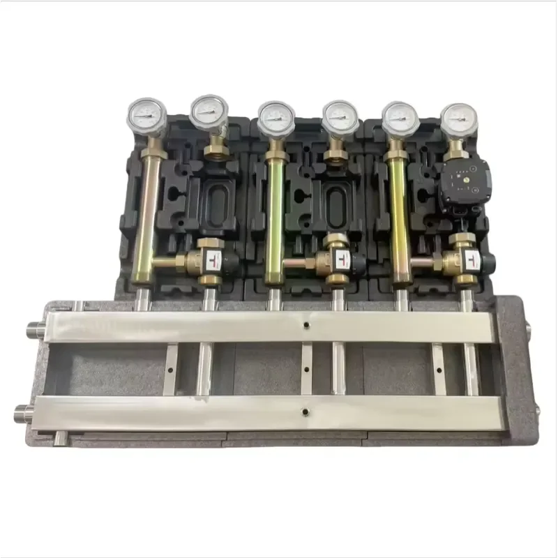 High-quality Heat Pump System Uses Radiant Heating Manifold Distributor.