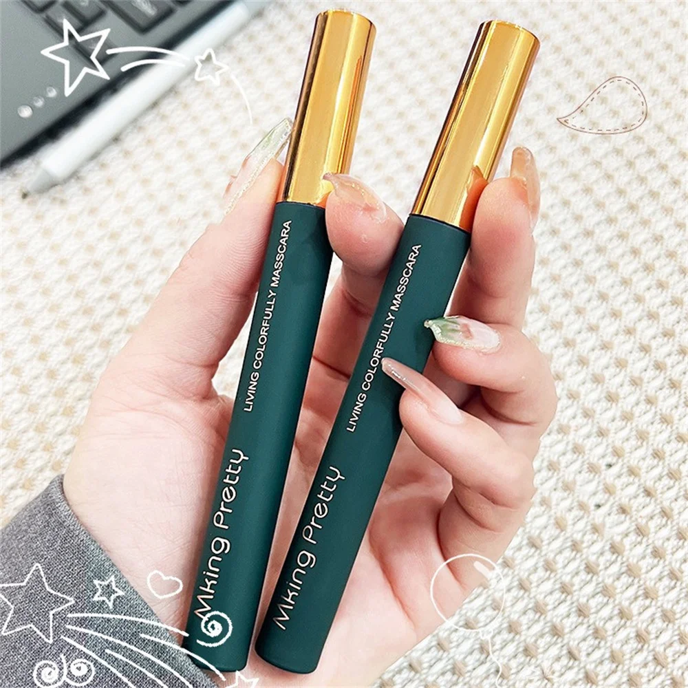 Mascara Curl Ultra-fine Thick Lengthening Eyelash Waterproof Non-smudge Natural Curling Fine Brush Professional Makeup Tools