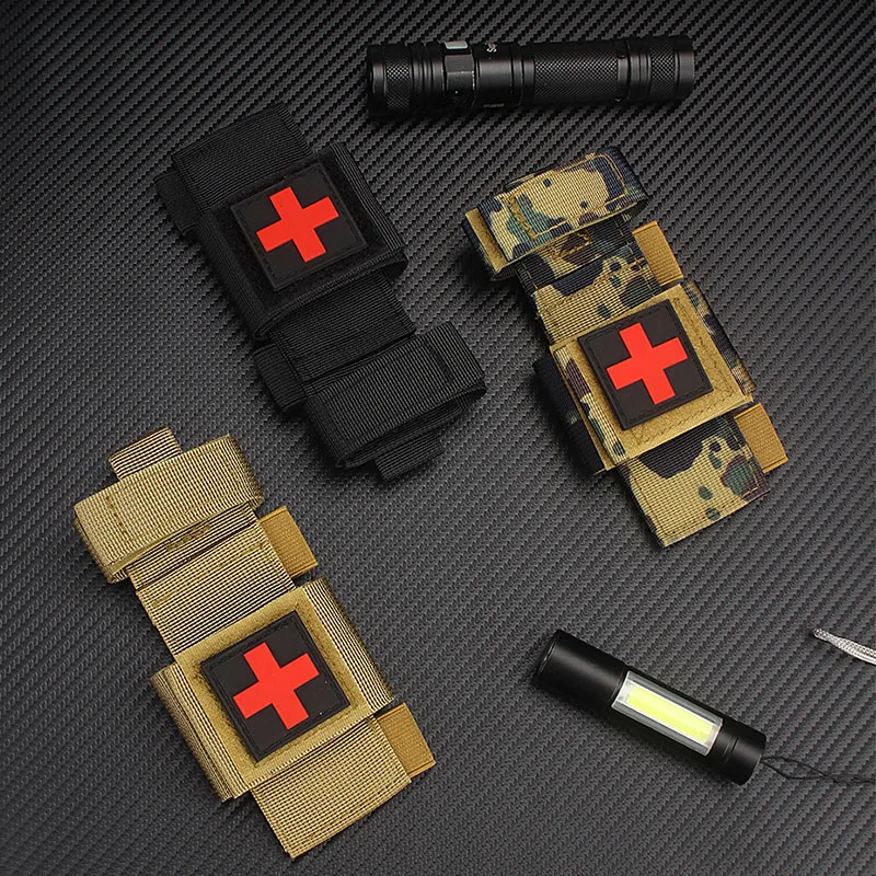 Kosibate Erste-Hilfe-Set Molle Pouch Gürtel Schnelle Tourniquet Scher Medizinische CAT