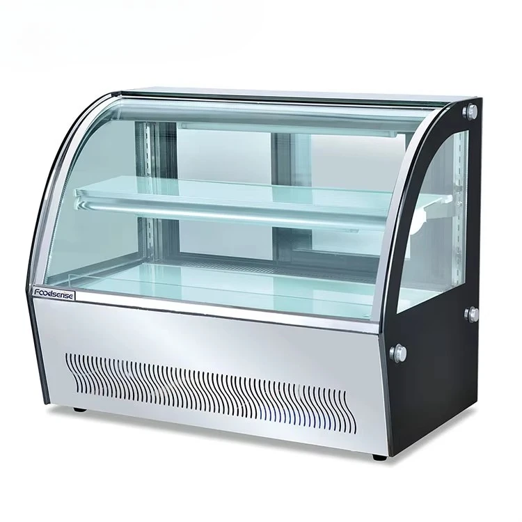 China Professional Commercial Stainless Steel Cold Cake Display Showcase Chiller Price
