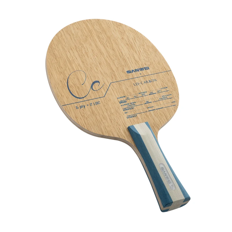 SANWEI CC CARBON Table Tennis Blade Racket Loop Offensive Ping Pong Bat Paddle