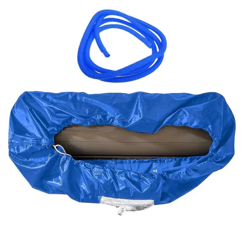 

Split Air Conditioner Washing Bag Air Conditioner Washing Cover With Drainage Hose Household Accessories Conditioning Unit