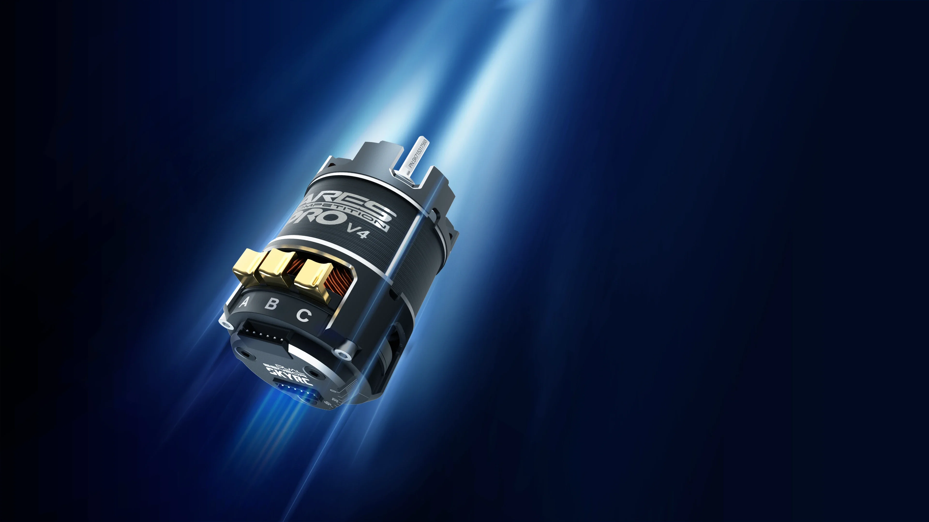 SkyRC ARES PRO 4 lengüetas de soldadura de baja resistencia 0,1 mΩ 80A pico para Motor sin escobillas con sensor RC actualización de carreras de coches