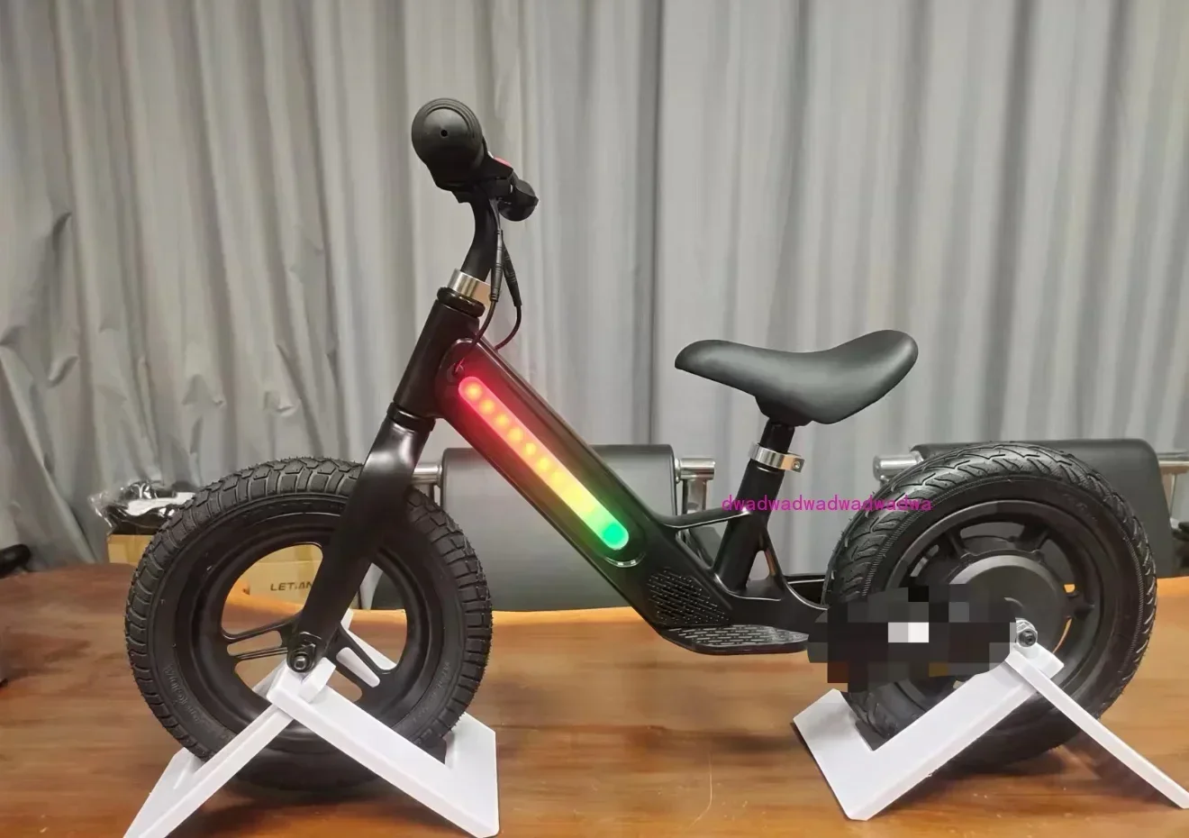 24V 180W Elektrische Mini Fiets Voor Kinderen Met Licht En Muziek 12 Inch Balans Kinderen Elektrische Fietsen